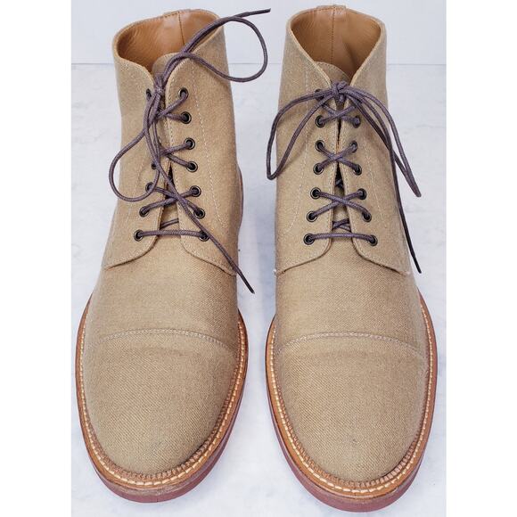 TAFT *The Jack (?) Boot* Cap Toe Khaki Handmade in Spain Men's Size EU 43/US 10 - Picture 7 of 16